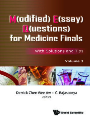 cover image of M(odified) E(ssay) Q(uestions) For Medicine Finals